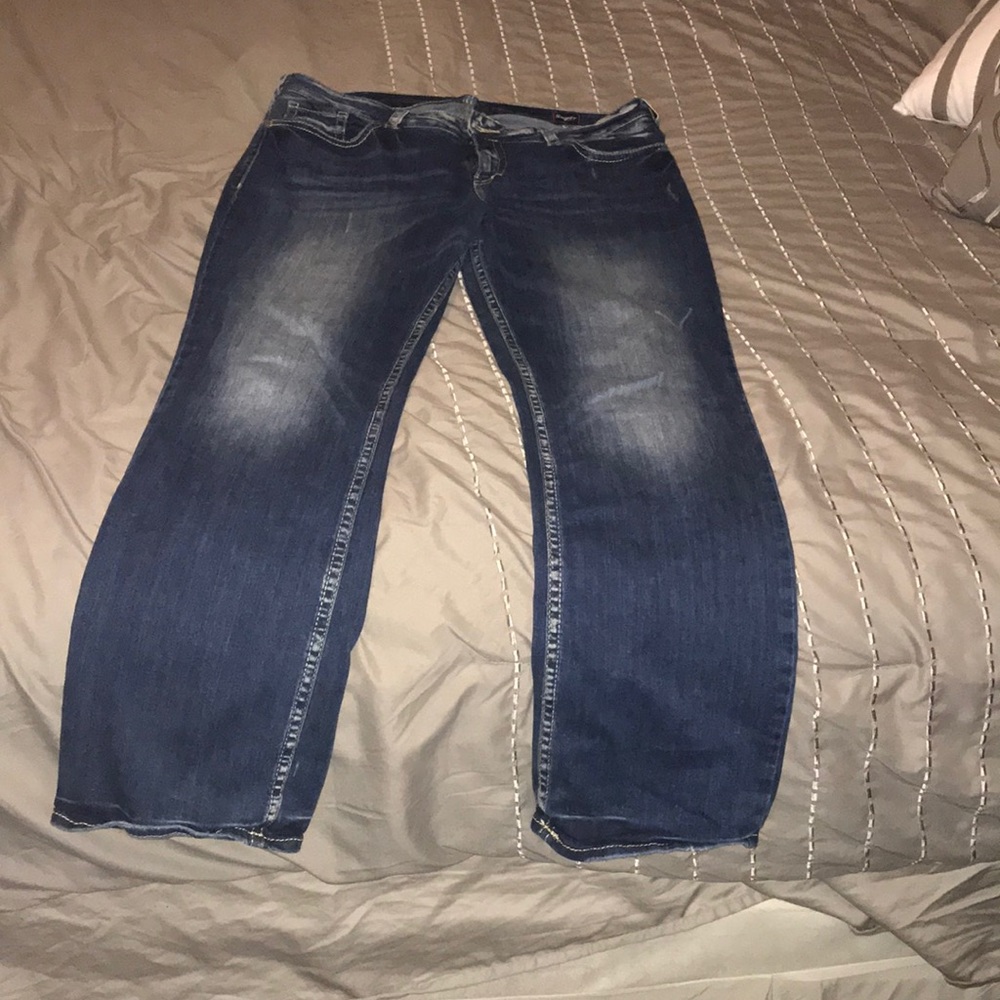 Silver jeans